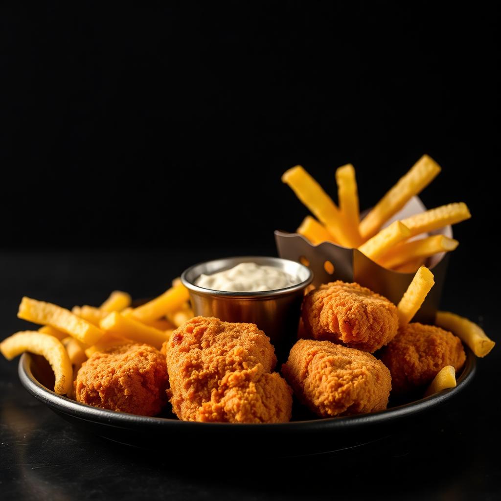 Nuggets mit Pommes