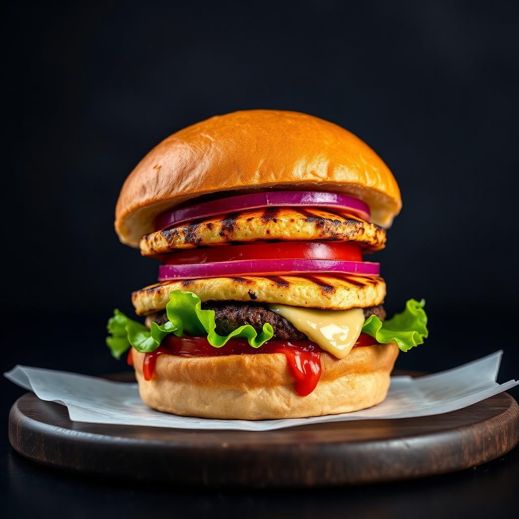 Veggie Halloumi Burger